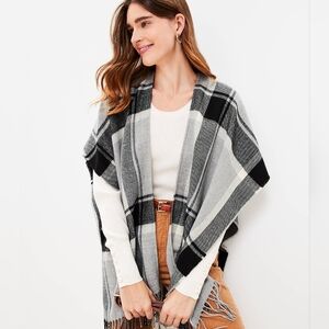 Loft Plaid Wrap